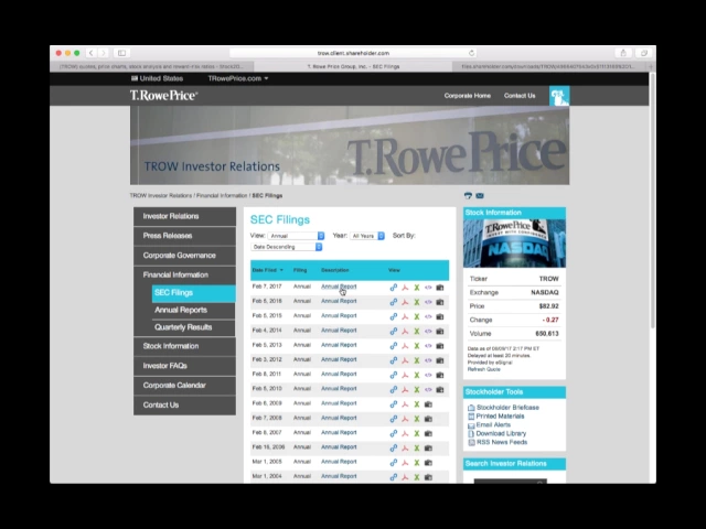 Video thumbnail for T Rowe Price Mutual Funds - What I Look For In A Dividend Stock Purchase