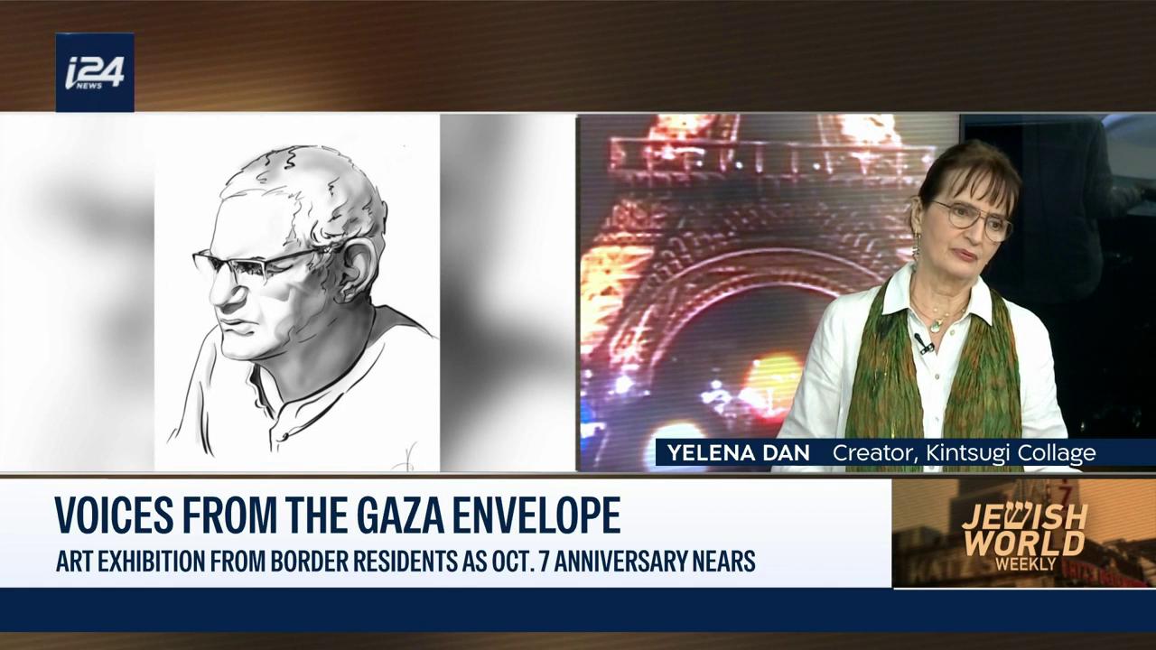 Video thumbnail for Azerbaijani-Israeli artist honors friends killed on October 7