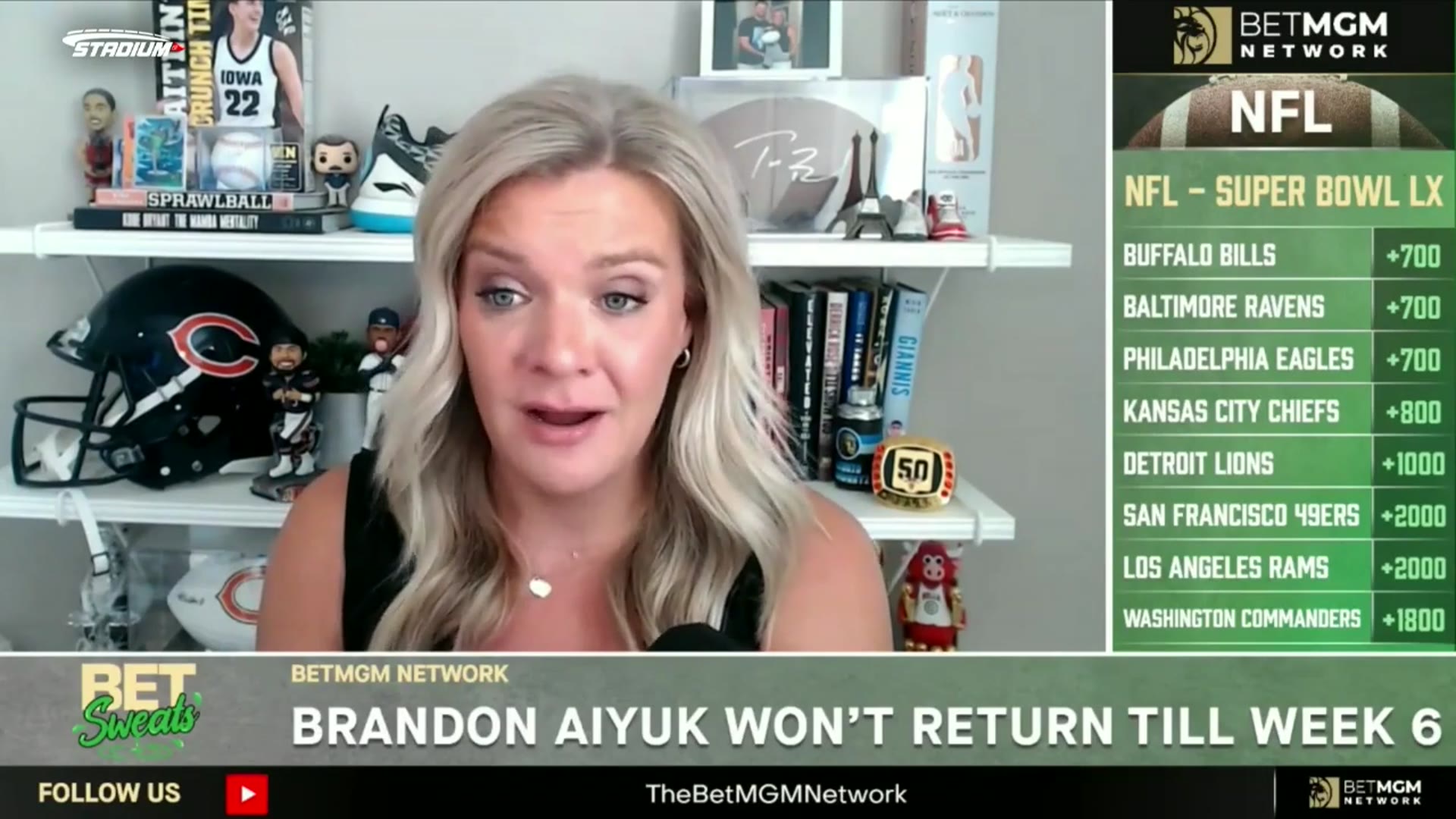'Video thumbnail for How Will the Absence of Brandon Aiyuk Affect Brock Purdy?'
