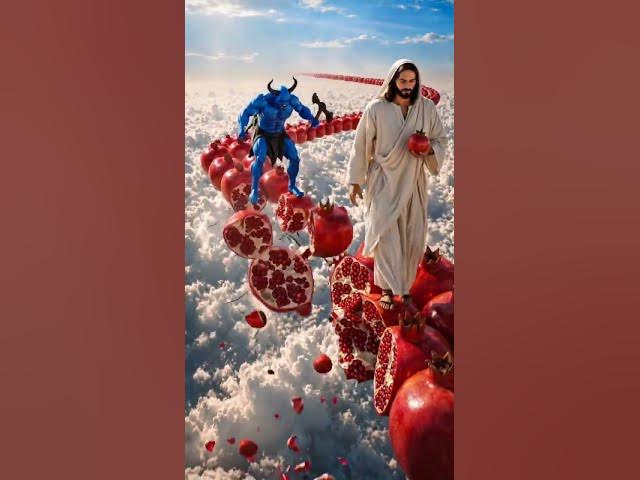 Video thumbnail for Jesus walk the pomegranate☺️ #amen#jesus #oraçãoforte#oraçaodamanhã#oraçãodanoite#oraçãododia#shorts