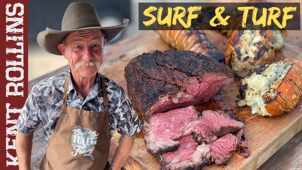 'Video thumbnail for Surf and Turf Recipe | Lobster Tail and Beef Tenderloin'