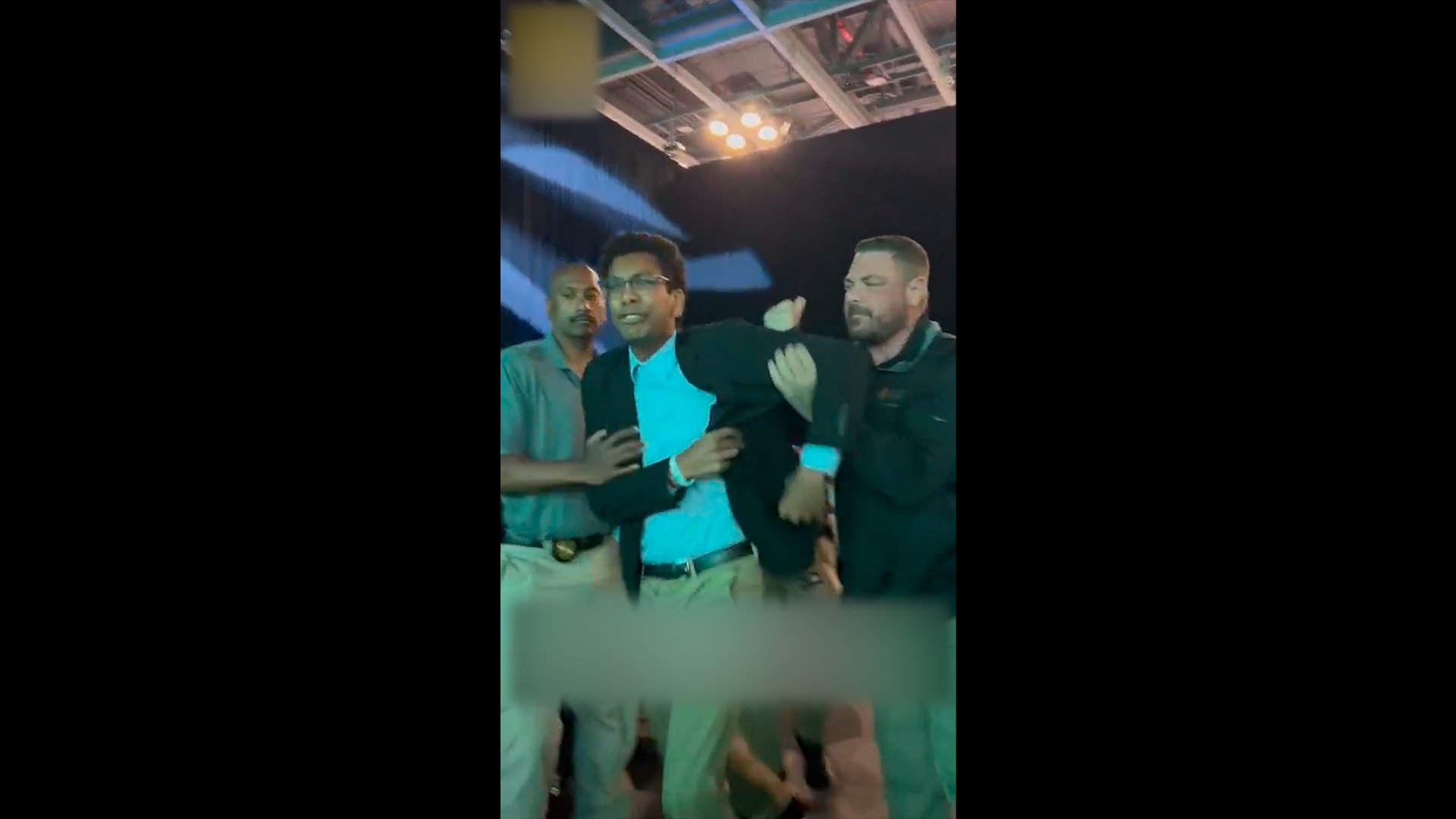 Video thumbnail for Student protesters disrupt NVIDIA AI climate panel