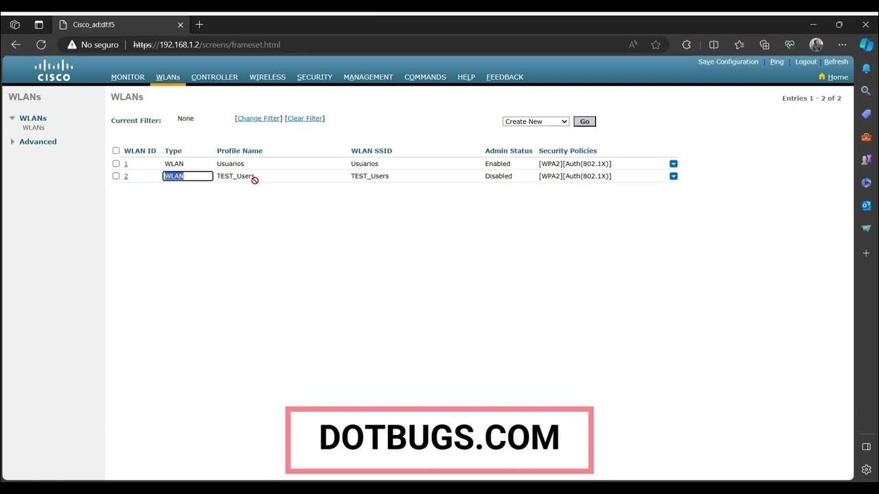 Video thumbnail for Como crear un SSID en WLC Cisco