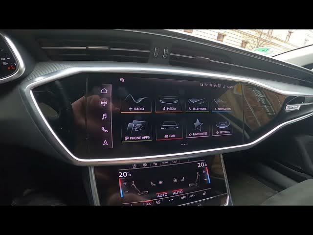 Video thumbnail for How to Make Phone Calls via Bluetooth in Audi A6 C8 ( 2018 - now ) | Dial a Number