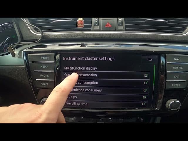 Video thumbnail for How to Manage Icons Displayed On Instrument Cluster in Skoda Superb III ( 2015 – Now )