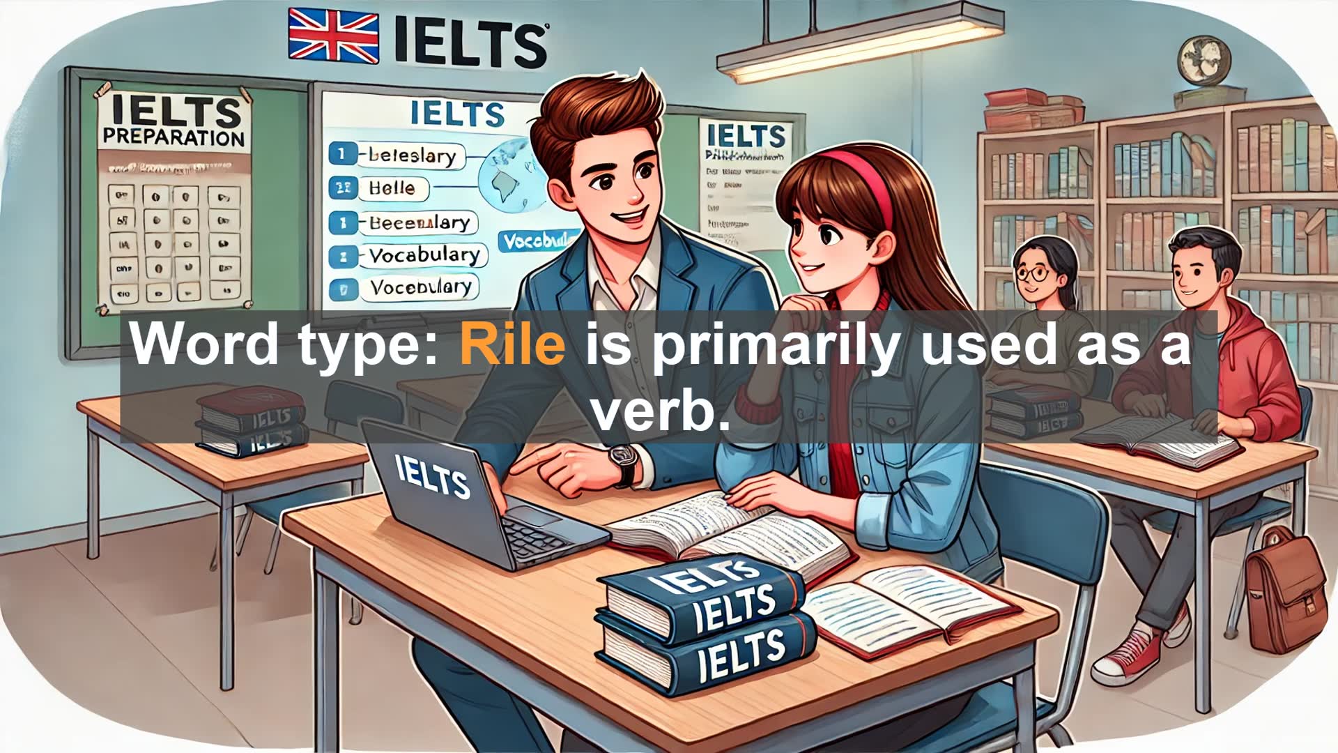 'Video thumbnail for 2000 Must Know IELTS 9.0 Vocabulary - Understanding 'Rile': The Art of Provoking Anger'