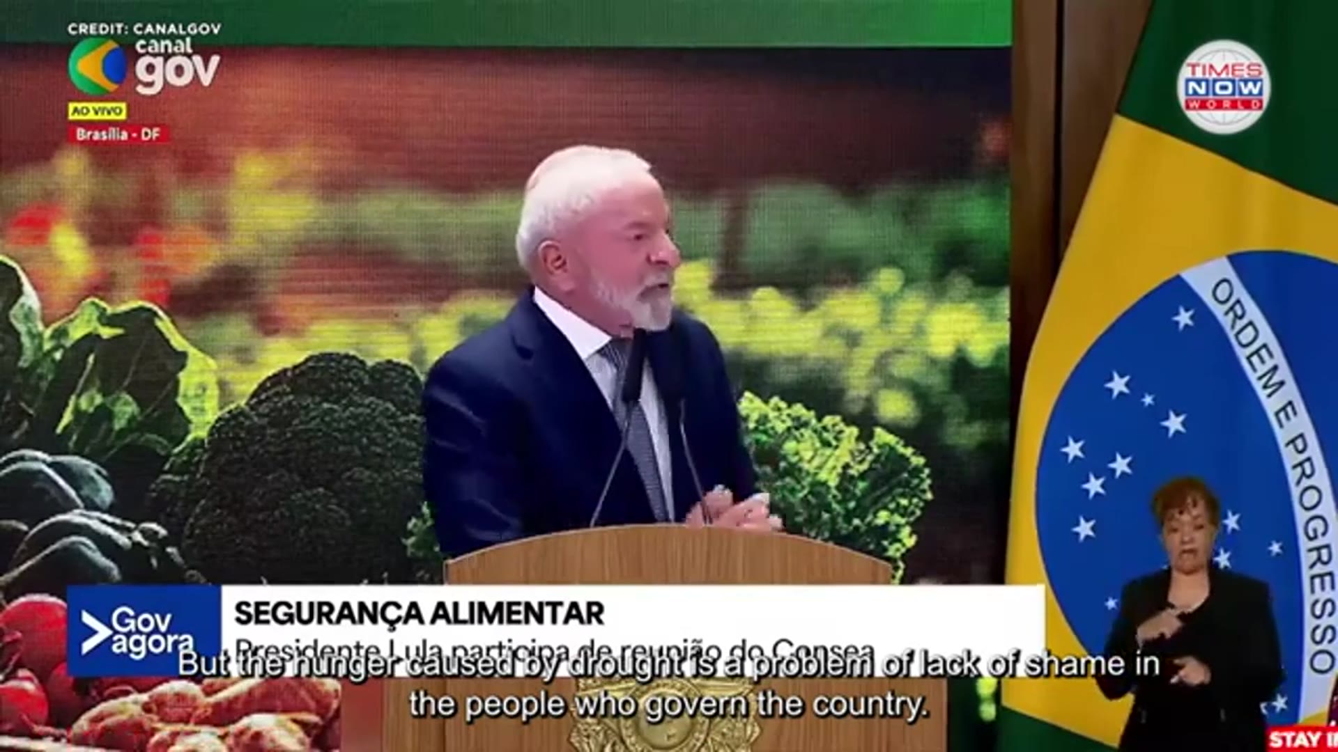 'Video thumbnail for Lula WEEPS at Palace: “I Was Too Ashamed to Say I Was Hungry” | Times Now World'
