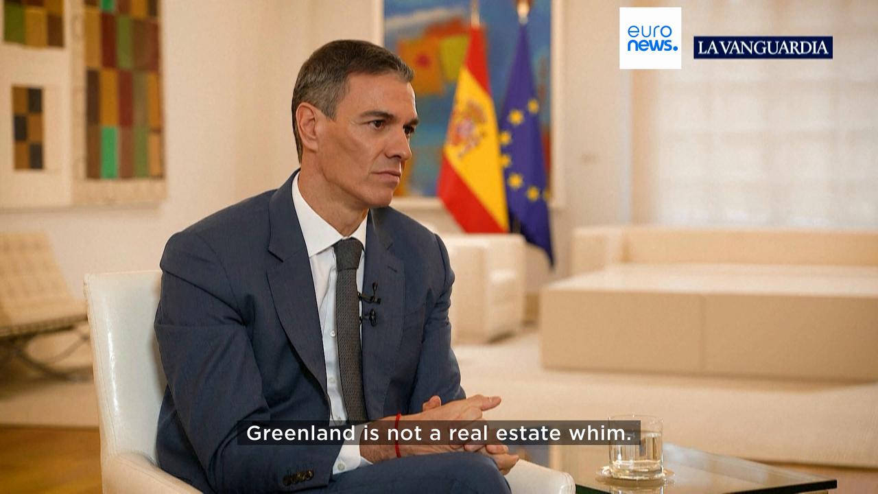 Video thumbnail for US invasion of Greenland would be ‘death knell for NATO,’ warns Spain’s Sánchez