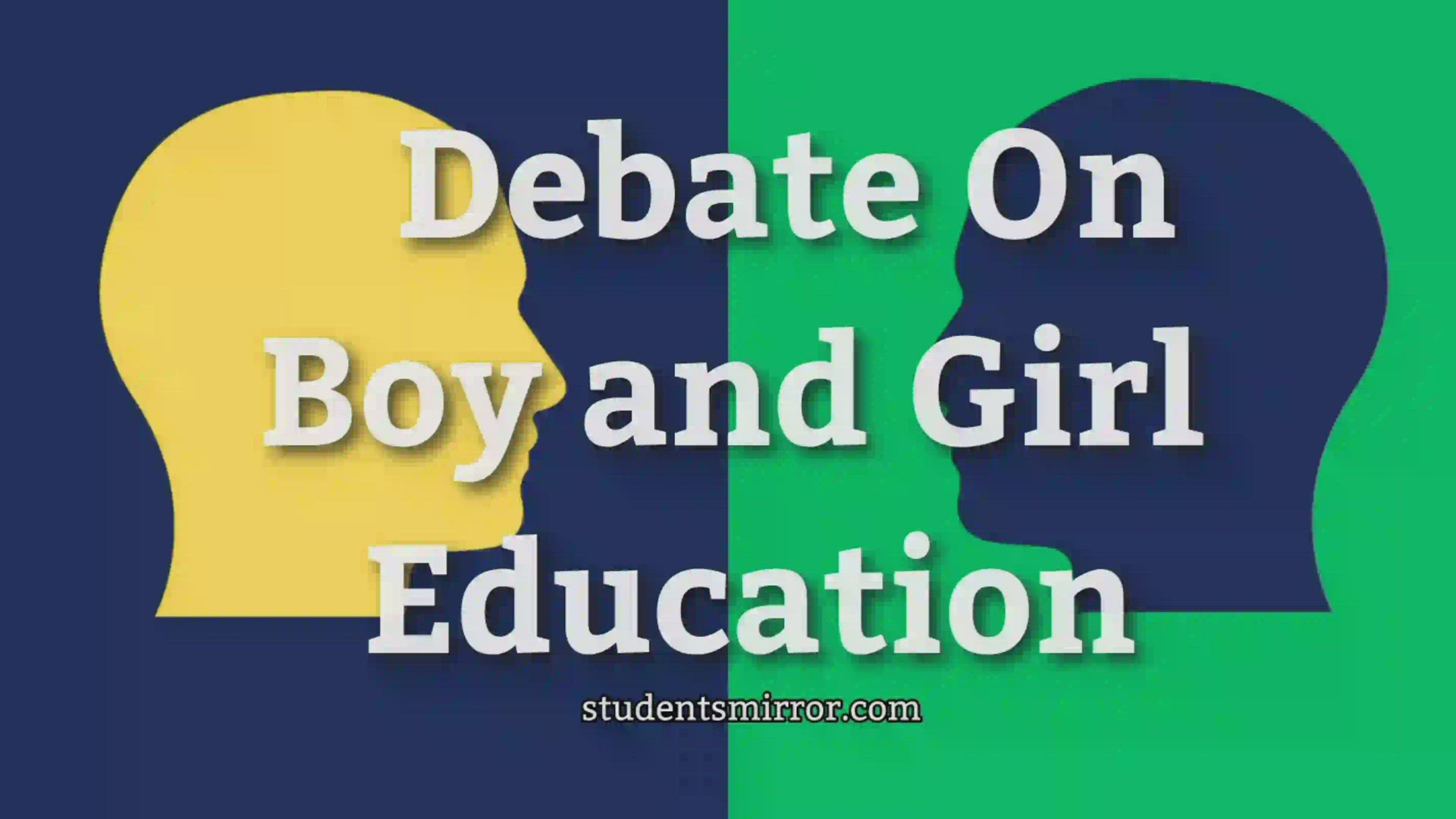 Video thumbnail for Debate on Boy and Girl Education