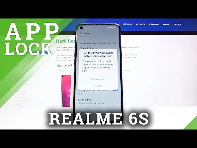 Video thumbnail for How to Protect Apps by Password in Realme 6s - Set Password on Apps