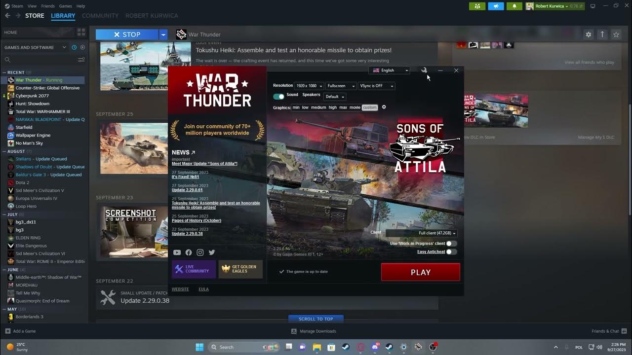 Video thumbnail for How To Prevent Launcher From Opening With System | War Thunder