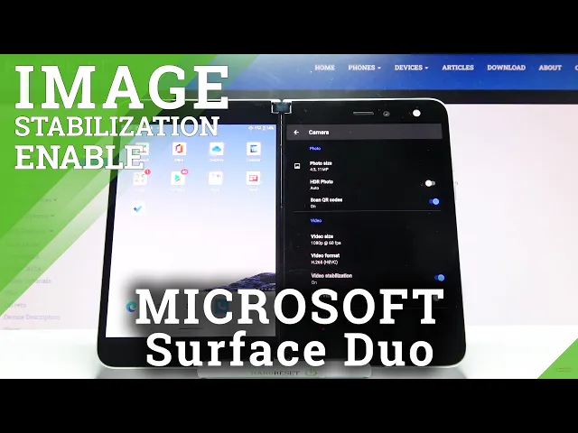 Video thumbnail for How to Activate Image Stabilization on MICROSOFT Surface Duo - Turn On Image Stabilization