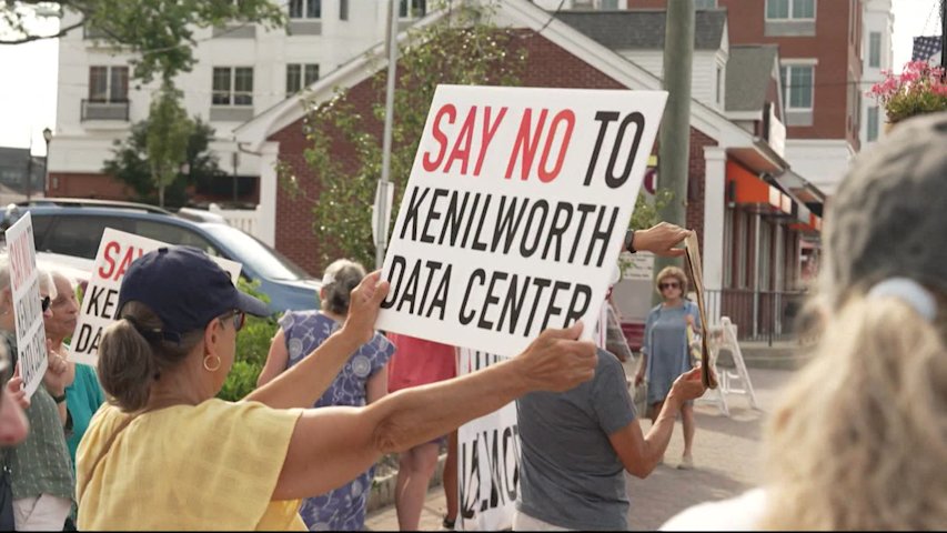 Video thumbnail for NJ residents push back on $1.8B AI data center 