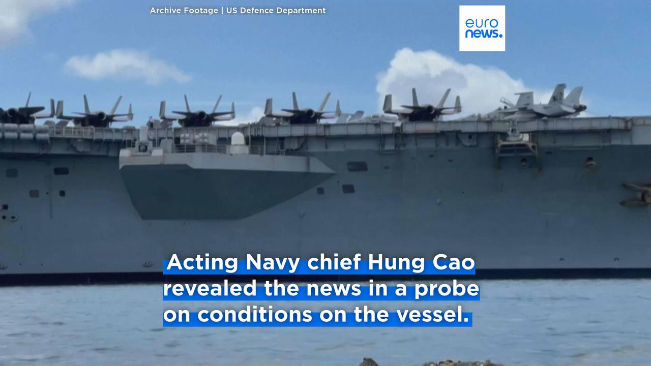 Video thumbnail for US admits there were eight suicide attempts on US aircraft carrier during record Middle East deployment