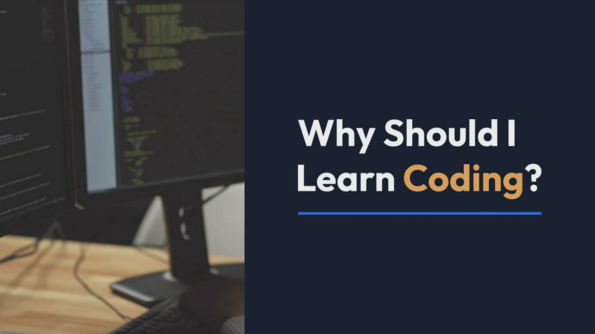 'Video thumbnail for Why Should I Learn Coding?'