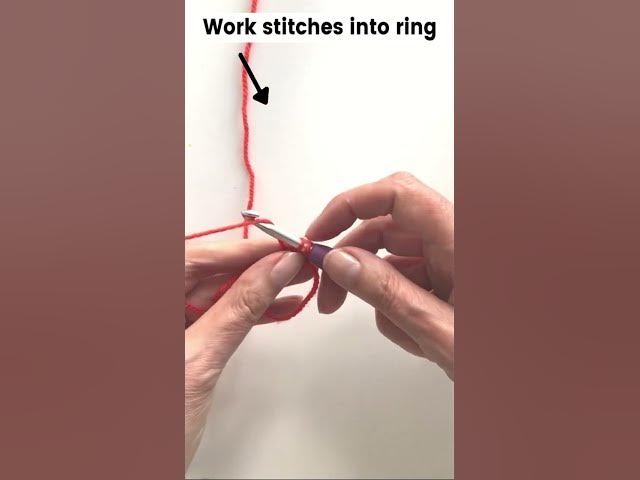 'Video thumbnail for Super easy magic ring to crochet. Fabulous for any round projects! #crochettutorial'