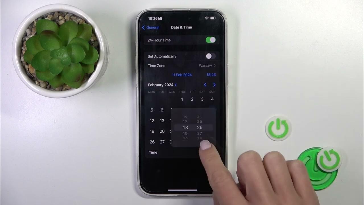Video thumbnail for How to Change Date & Time on iPhone 15 Pro Max - Select Time Zone