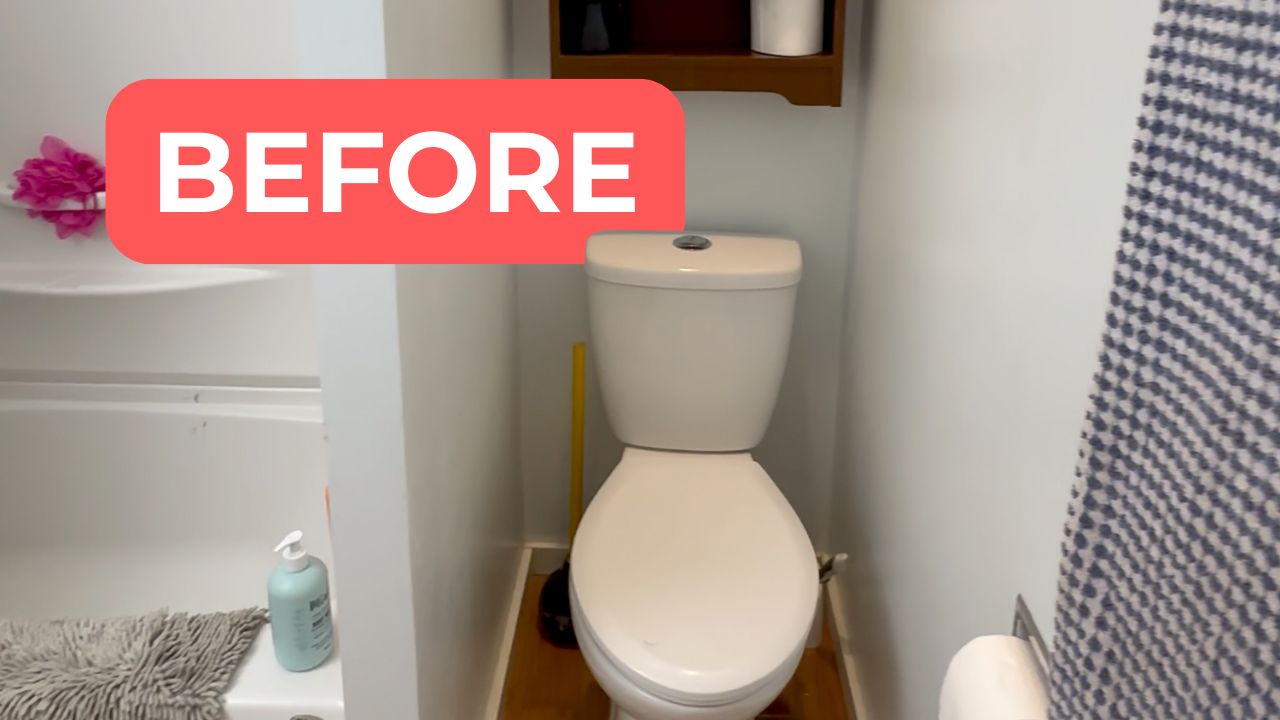 Video thumbnail for She Totally Transforms Her Small Bathroom By Doing THIS!