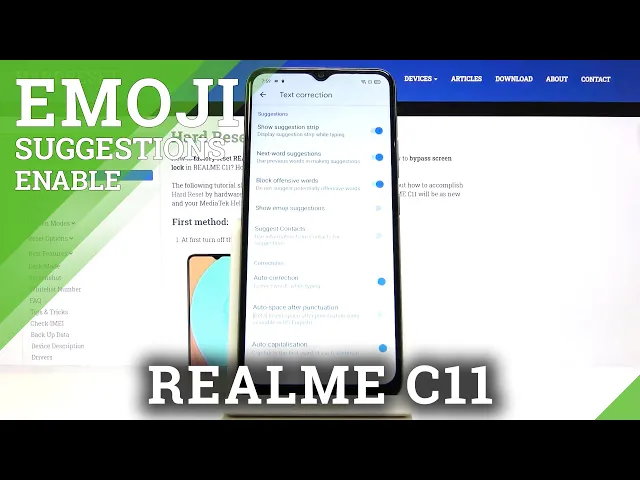 Video thumbnail for How to Activate Emoji Suggestions in REALME C11 – Enable Predictive Emojis