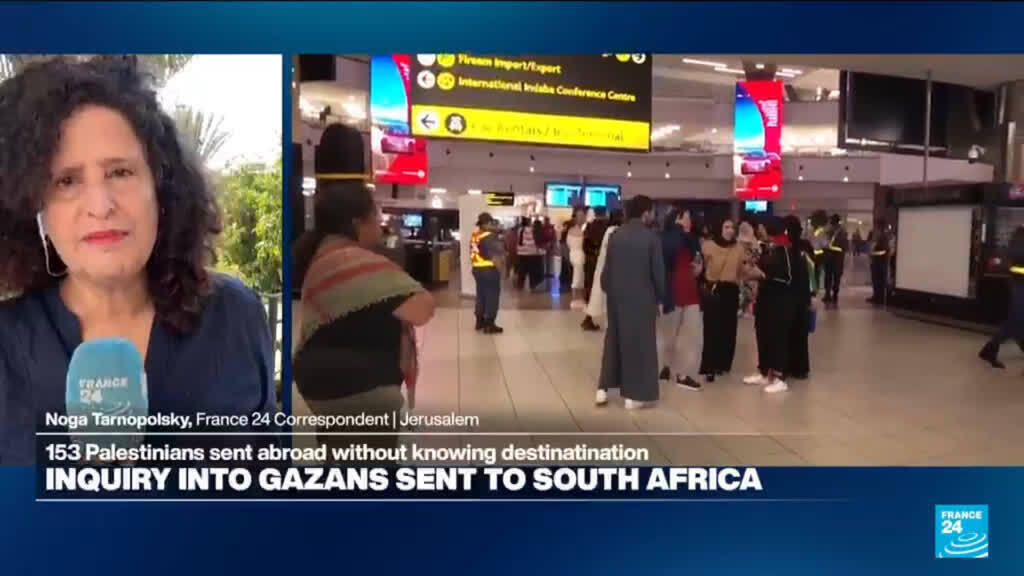 Video thumbnail for What’s the shadowy organisation taking Gaza Palestinians to South Africa?