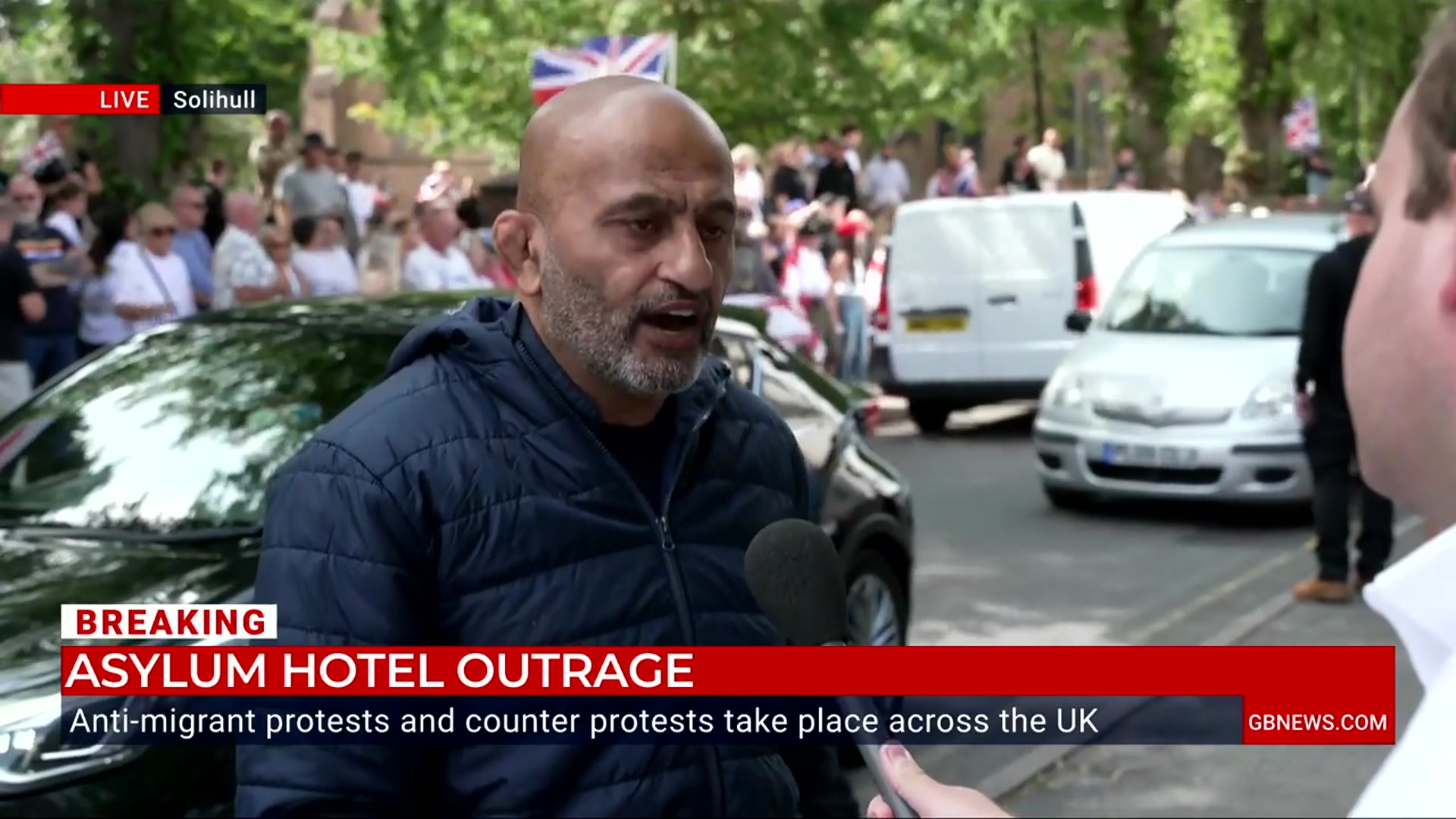 'Video thumbnail for WATCH: Pro-migrant protester calls for 'civil conversation' amid national unrest'