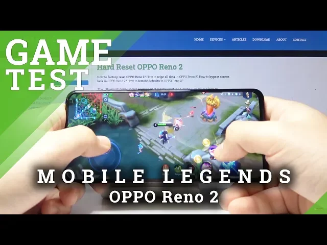 Video thumbnail for Mobile Legends Gameplay on OPPO Reno 2 – FPS Checkup / Game Test / Settings Review