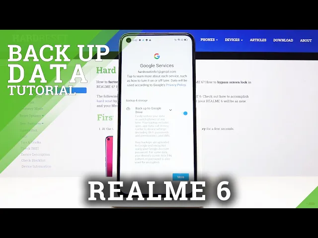 Video thumbnail for How to Backup Data in REALME 6 – Google Backup
