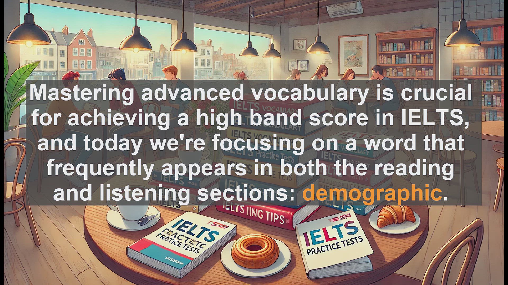 'Video thumbnail for 2000 Must Know IELTS 9.0 Vocabulary - IELTS Vocabulary: Understanding 'Demographic' for a Higher Band Score'