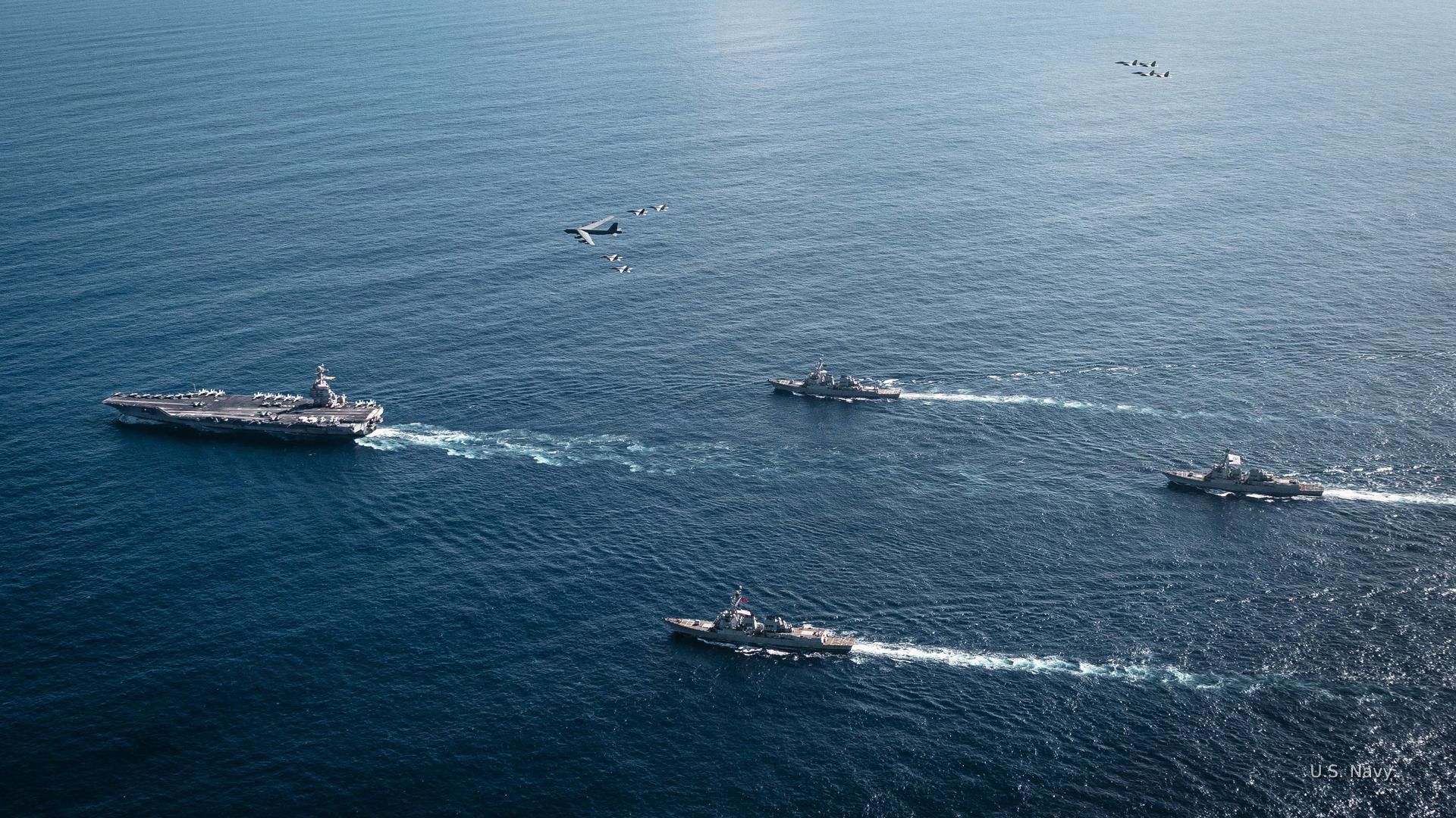 Video thumbnail for Gerald R. Ford carrier nears Venezuela, Trump considers Maduro talks