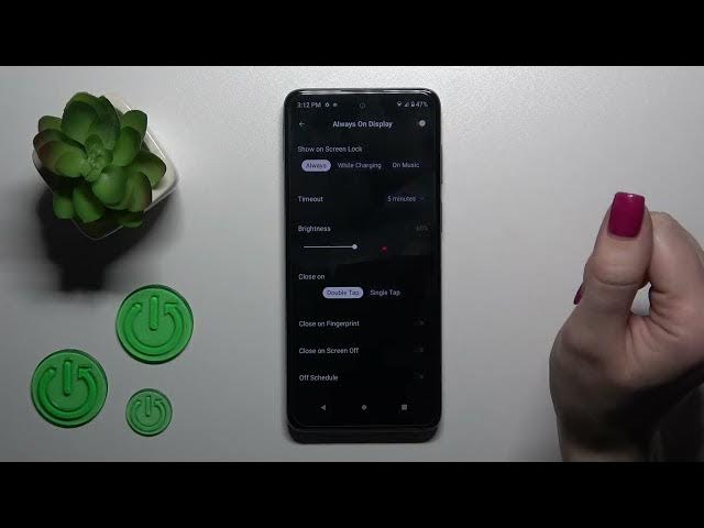 Video thumbnail for Muviz Edge App on MOTOROLA Moto E32s - Customize AOD Feature