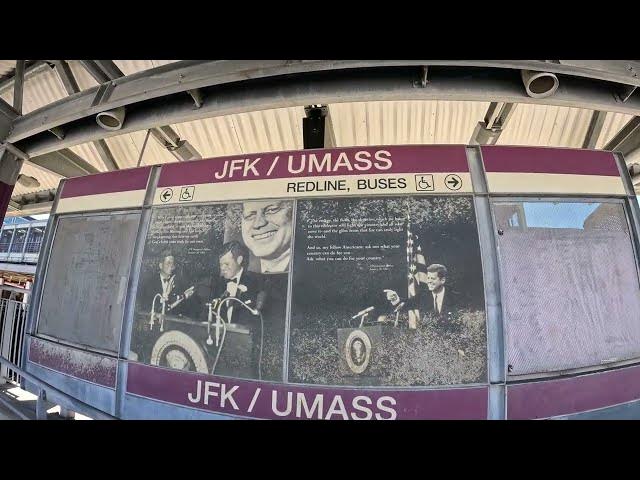 'Video thumbnail for Walking Tour of Boston Subway Public Transportation: JFK and UMASS Station in Dorchester'