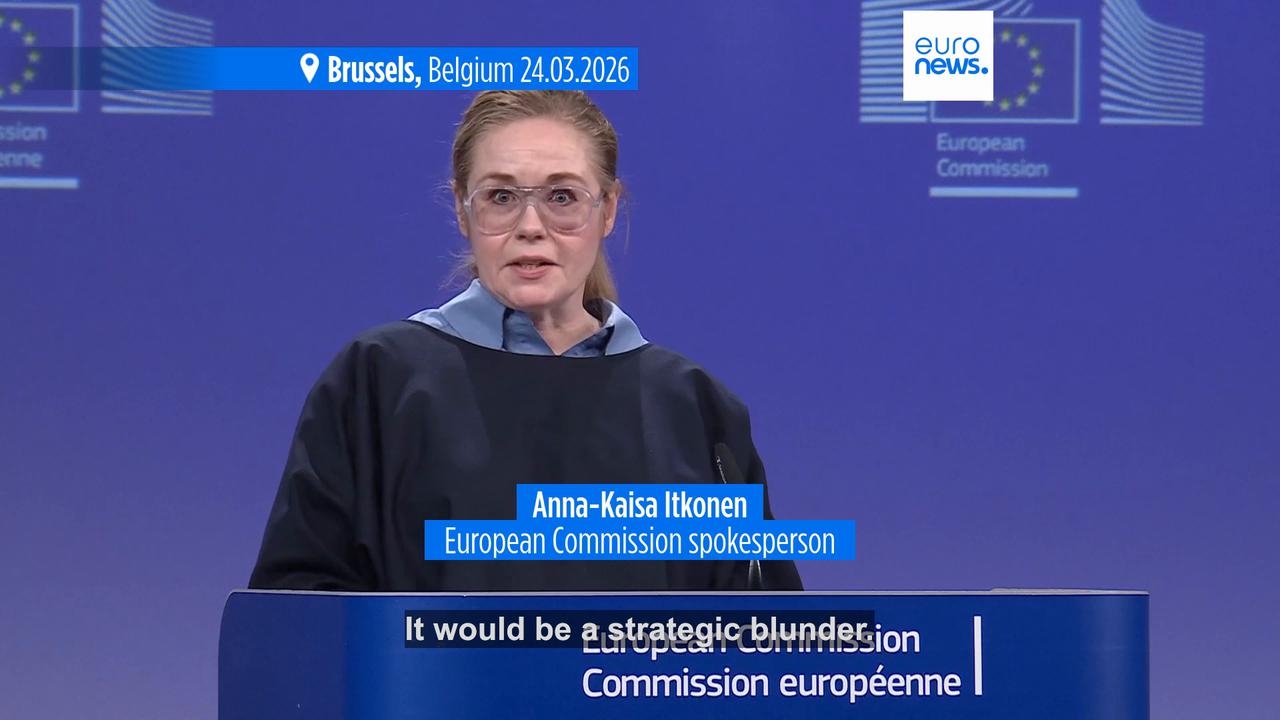 Video thumbnail for EU delays proposal to ban Russian oil amid Iran war, price spikes and Druzhba row