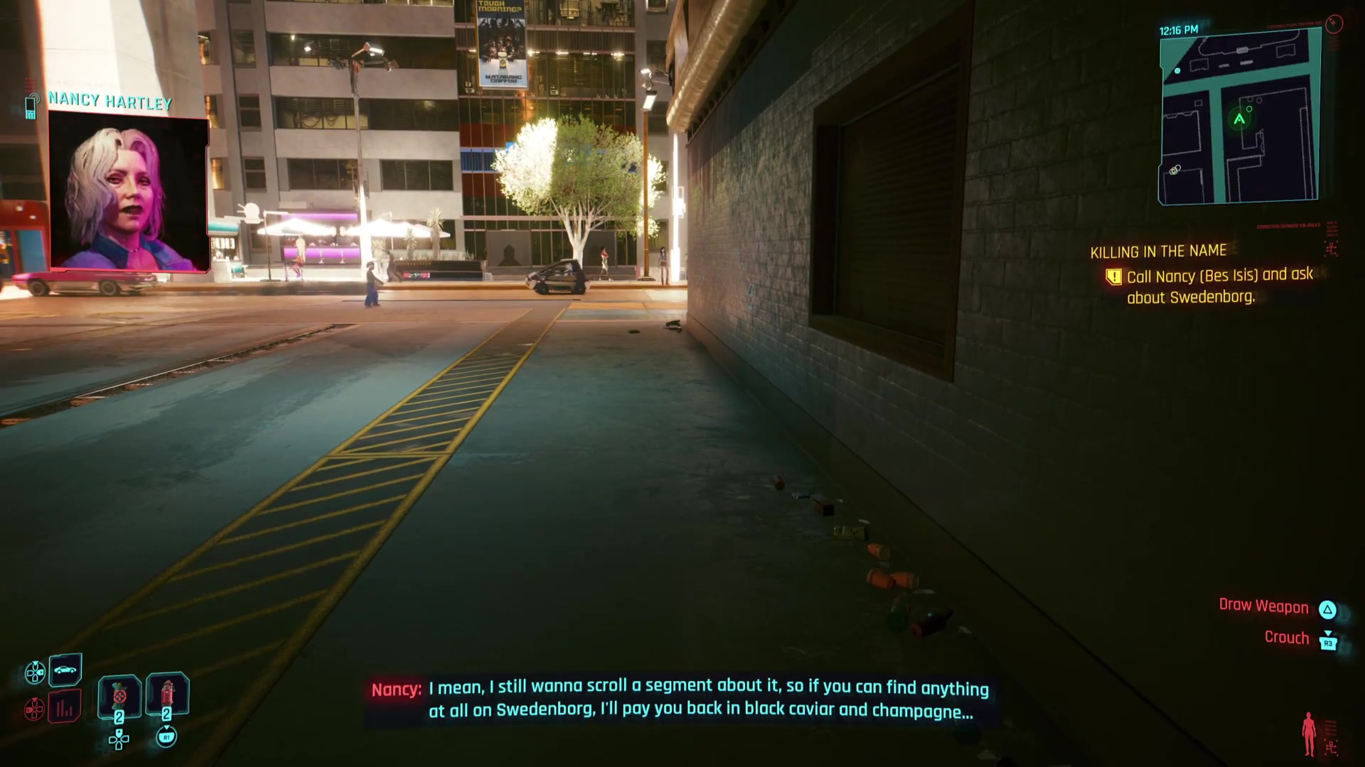 Video thumbnail for Cyberpunk 2077 Nancy Hartley Calls