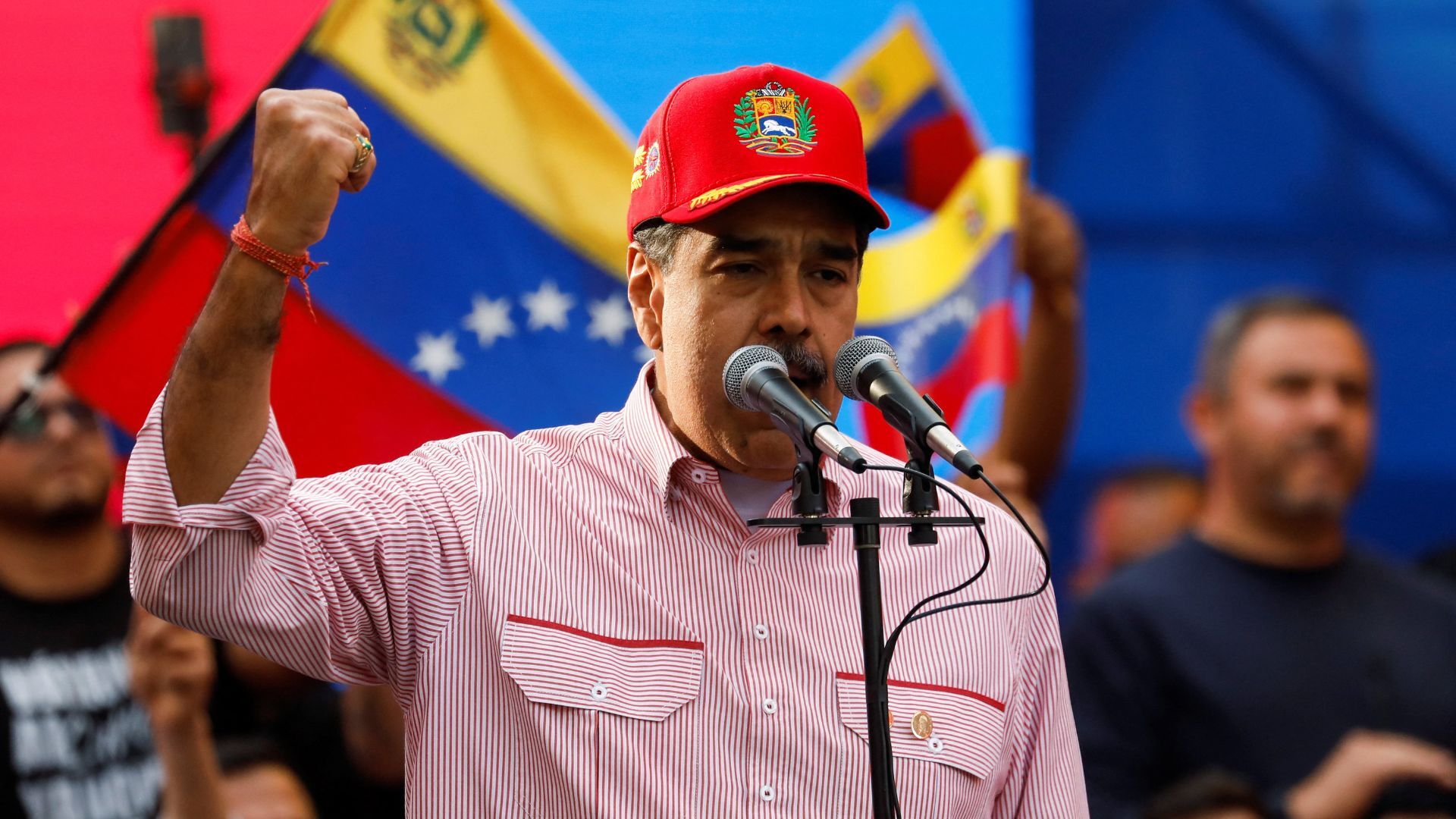 Video thumbnail for Maduro rejects a ‘slave’s peace’ for Venezuela as US ramps up pressure