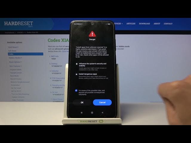 Video thumbnail for How to Allow Unknown Sources on XIAOMI Redmi Note 10S - Enable Unknown Sources