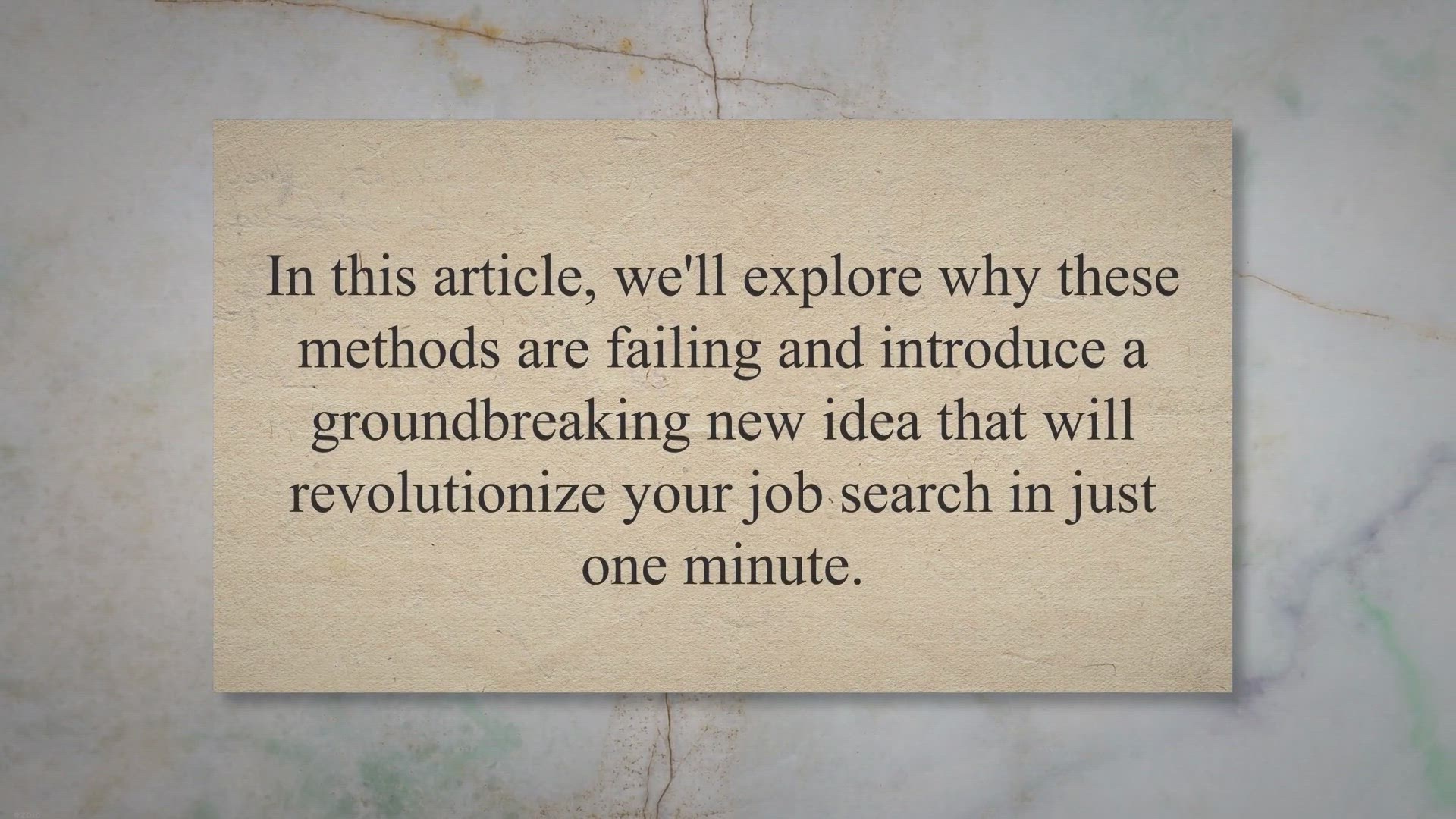 Video thumbnail for Revolutionize Your Job Search in Just One Minute: Harnessing the Power of Social Media