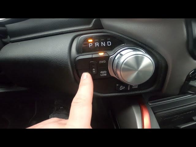 Video thumbnail for How to Change Driving Mode in Dodge RAM REBEL 1500 II (2019-now) | Four-Wheel Drive/Two-Wheel Drive