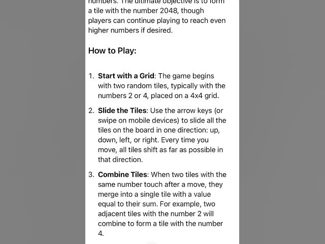 'Video thumbnail for What is 2048 Game and How to Play It'
