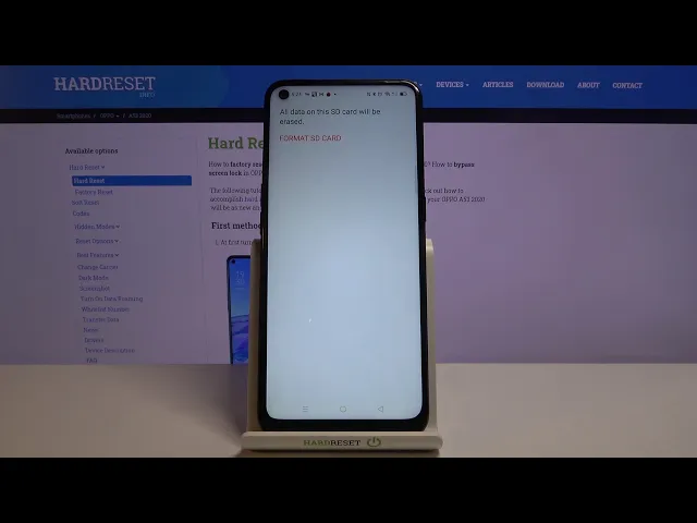 Video thumbnail for How to Format SD Card in OPPO A53 2020 – Delete Storage of Memory Card