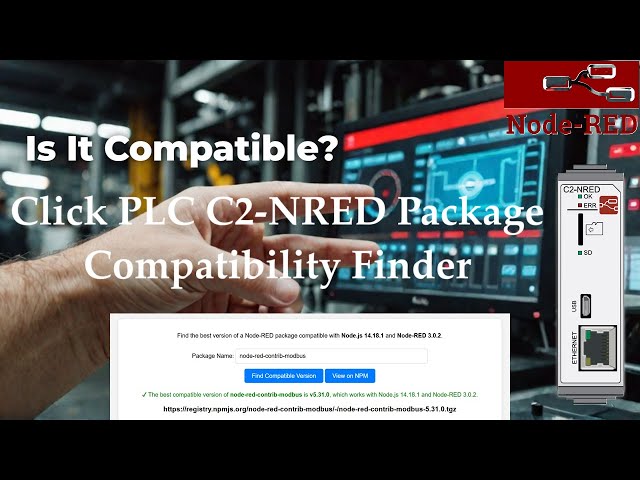 'Video thumbnail for Master the Click PLC C2-NRED Package Compatibility Finder!'