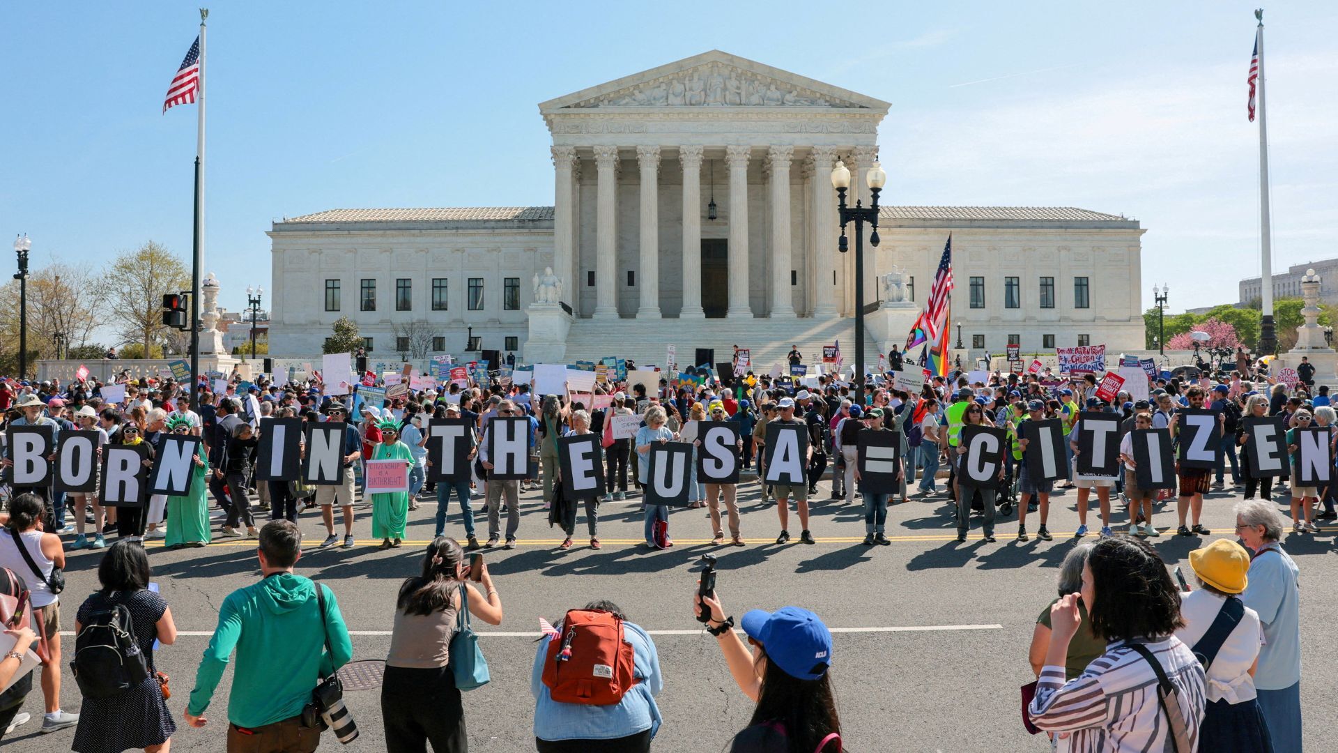 Video thumbnail for US Supreme Court rules against Trump's order to end birthright citizenship
