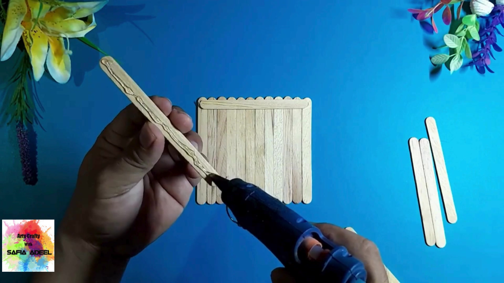 Video thumbnail for  By Using Ice Cream Stick To Make  A Photo Frame