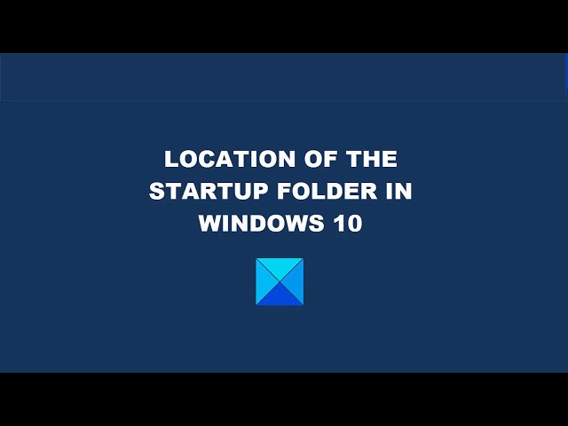 Video thumbnail for Location of the Startup folder in Windows 11
