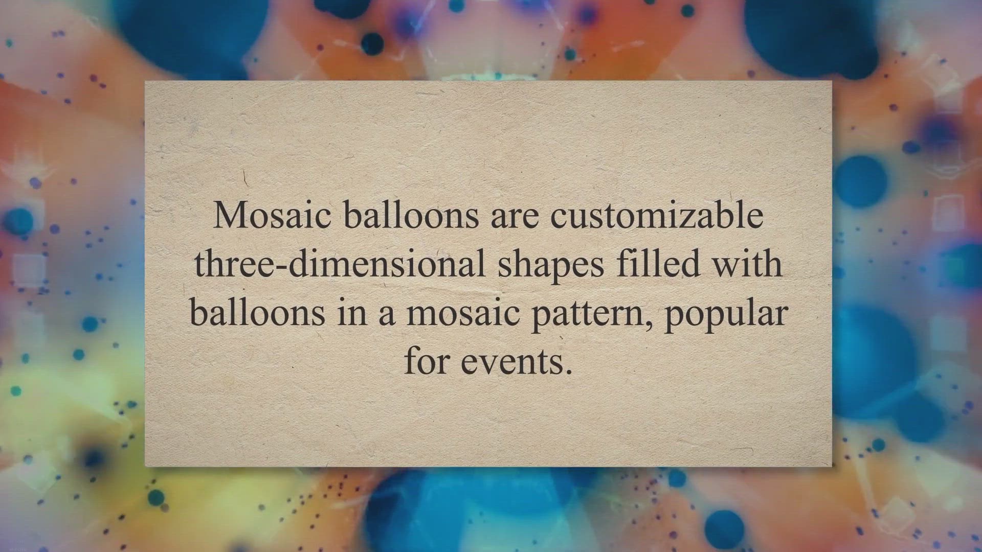 Video thumbnail for All About Mosaic Balloon Kits: What They Are, Where To Get Them, And More