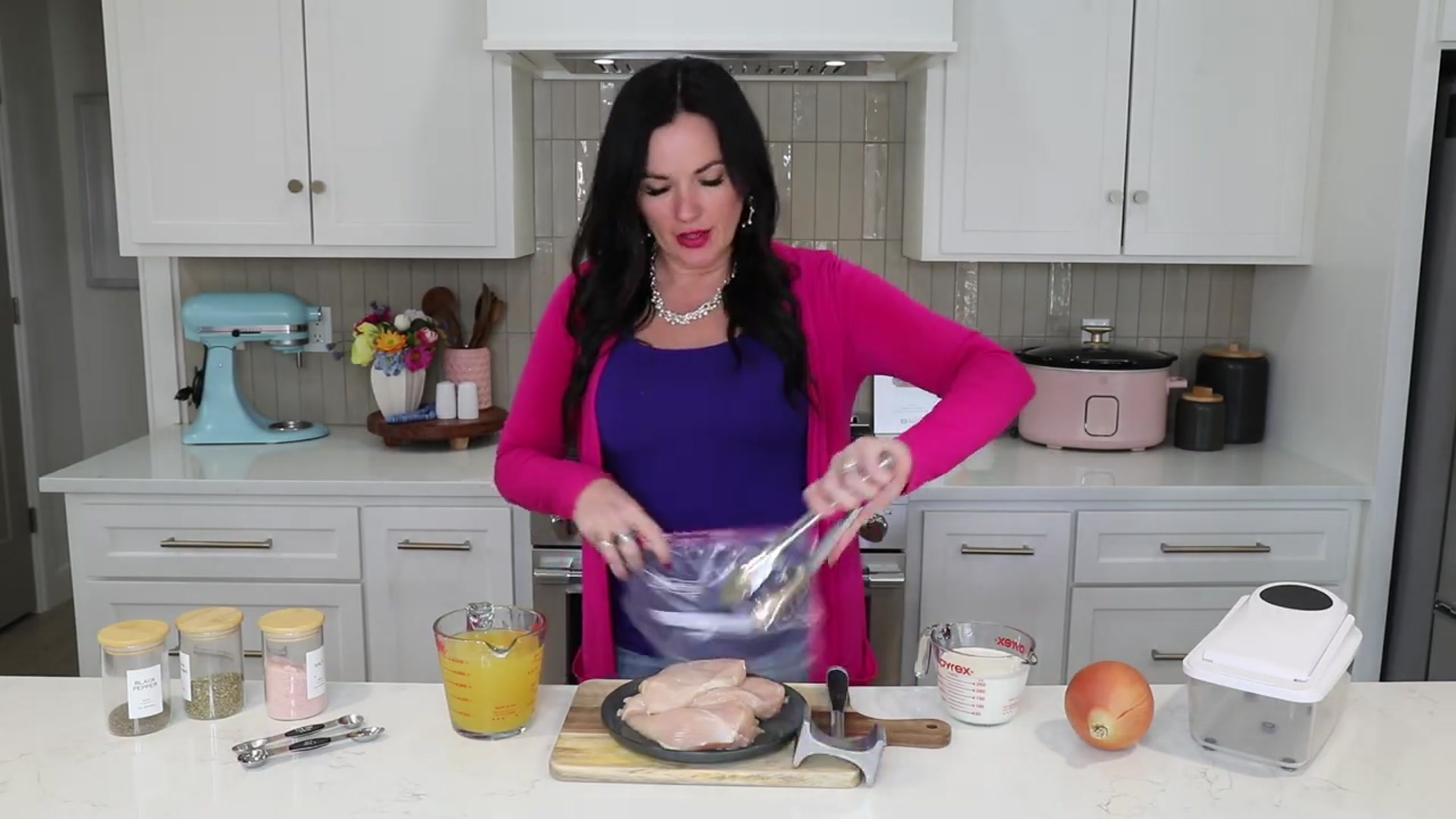 Video thumbnail for One Pot Lemon Chicken Orzo (Budget Friendly )(720P HD)