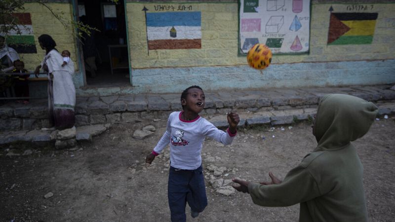 'Video thumbnail for Ethiopia's Amhara region to enrol millions of out-of-school children'