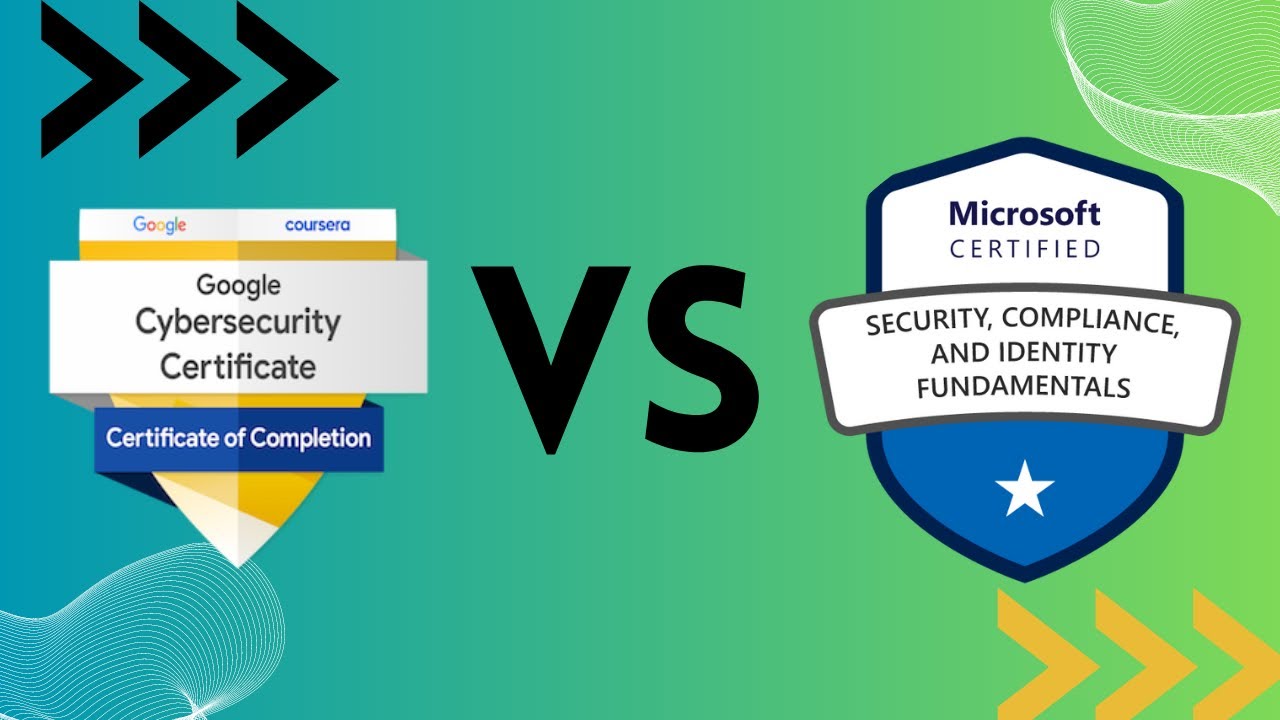 Video thumbnail for Microsoft Cybersecurity Analyst VS Google Cybersecurity professional certificate.☑️☑️