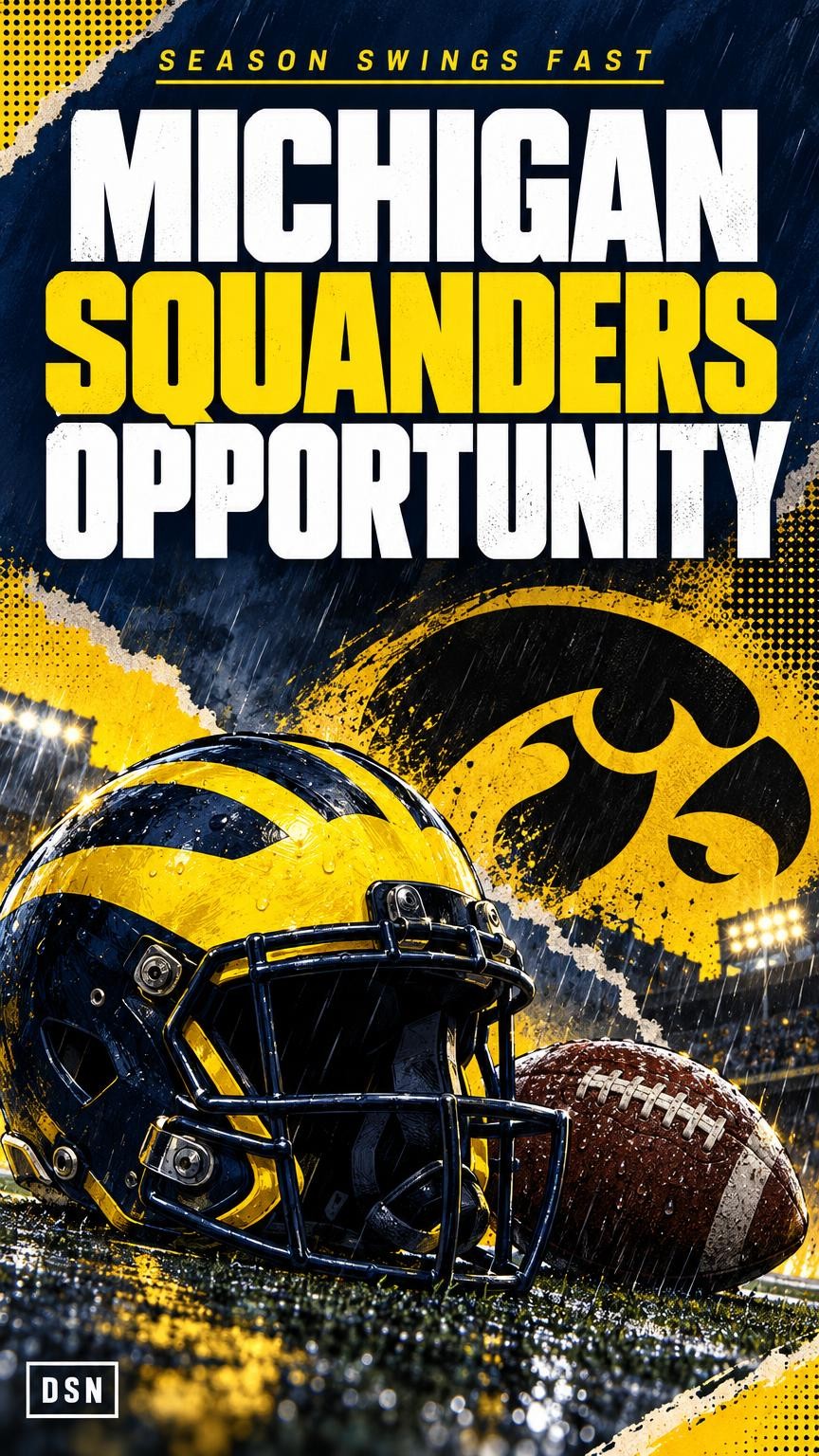 Video thumbnail for Michigan’s Iowa loss changes the whole season