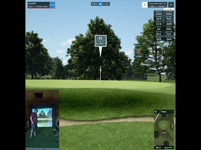Video thumbnail for Evansville Golf Club - A Few Holes on GSPro