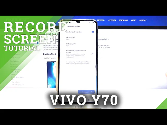 Video thumbnail for How to Record Screen on VIVO Y70 – Use Screen Recorder